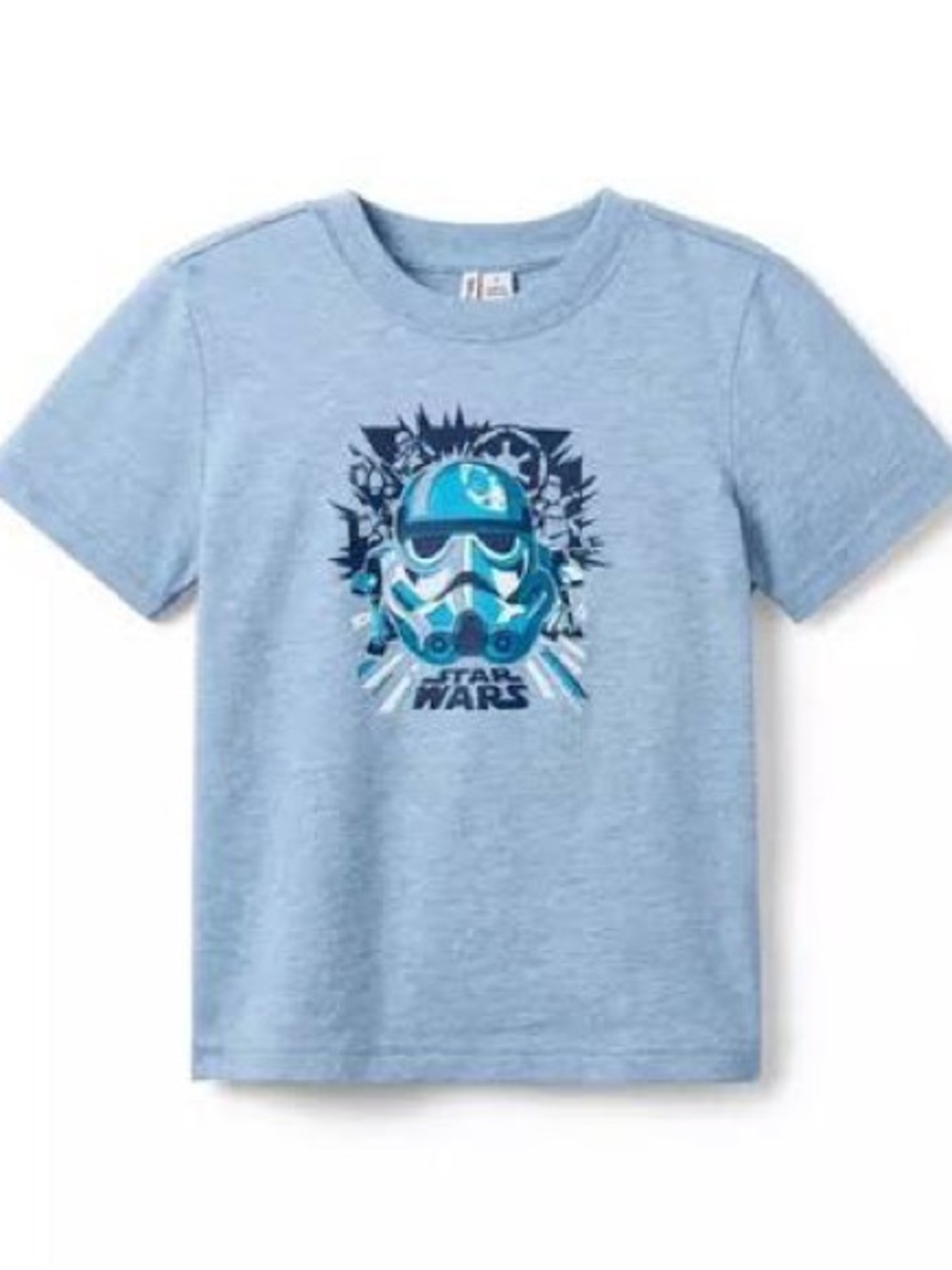 Janie and Jack Blue Kids Storm Trooper Star Wars Tee 2T